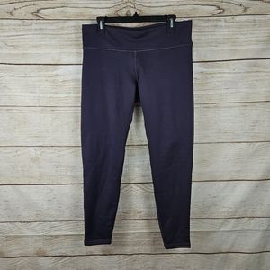 Athleta Regal Plum Primaloft Alpine Valley Tight Leggings Large